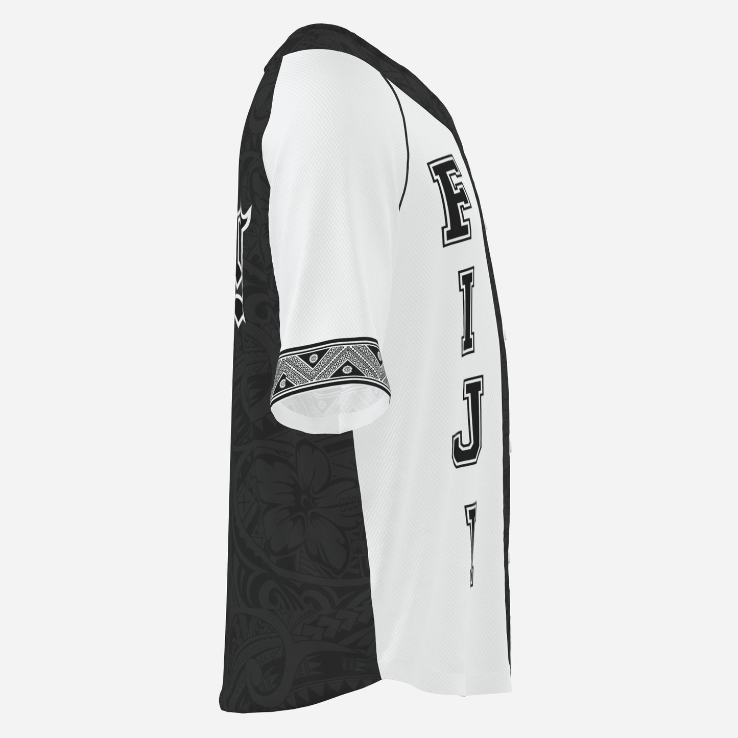 All-Over Print Men's Baseball Jersey T-Shirt Short Sleeve - FijiVibe "Fiji 6seven9"