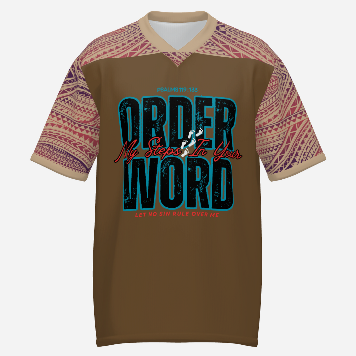 All-Over Print Men's Athletic T-Shirt Hockey Jersey - Order my Steps