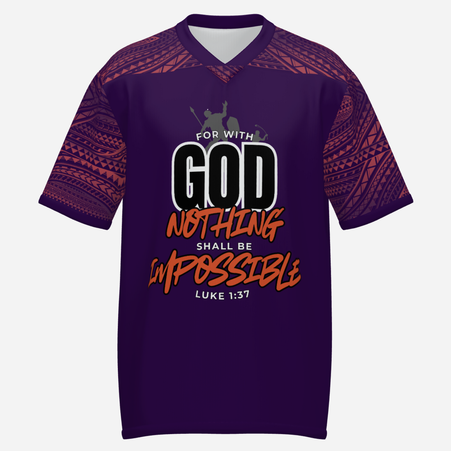 All-Over Print Men's Athletic T-Shirt Hockey Jersey - Nothing is Impossible