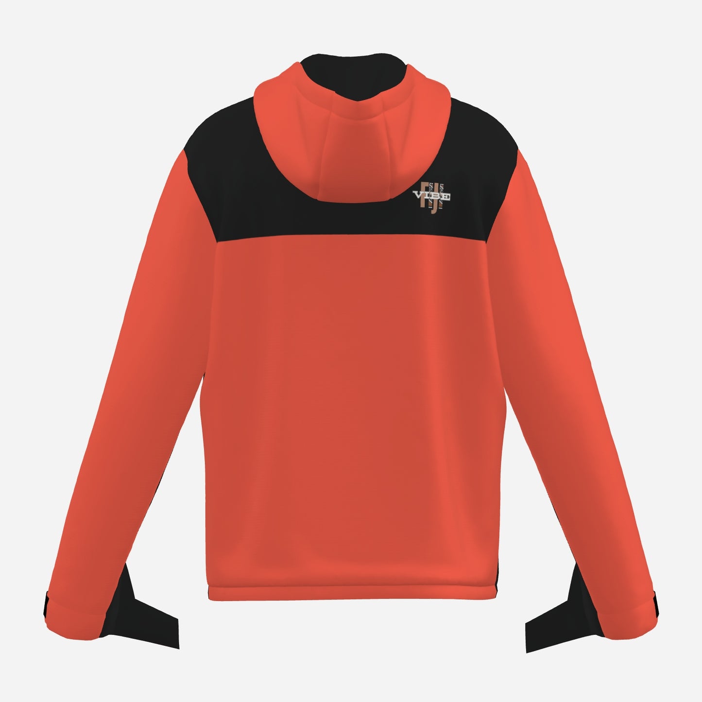 "FijiVibe" (Burnt Orange) Men's Double Layer Windproof Zipper Jacket