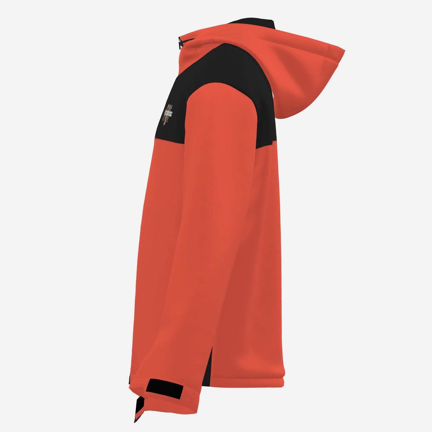 "FijiVibe" (Burnt Orange) Men's Double Layer Windproof Zipper Jacket