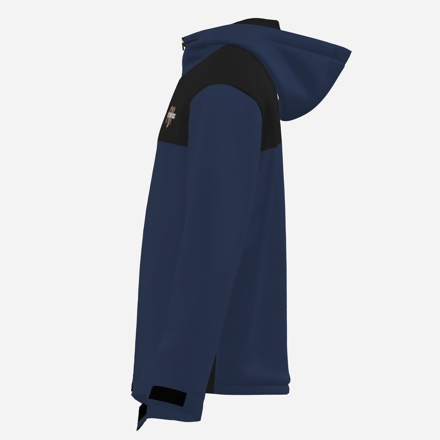 "FijiVibe" (Dark Blue) Men's Double Layer Windproof Zipper Jacket
