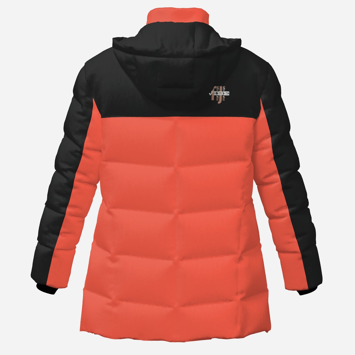 "FijiVibe" (Burnt Orange) Women's Zipper Thicken Jacket Coat