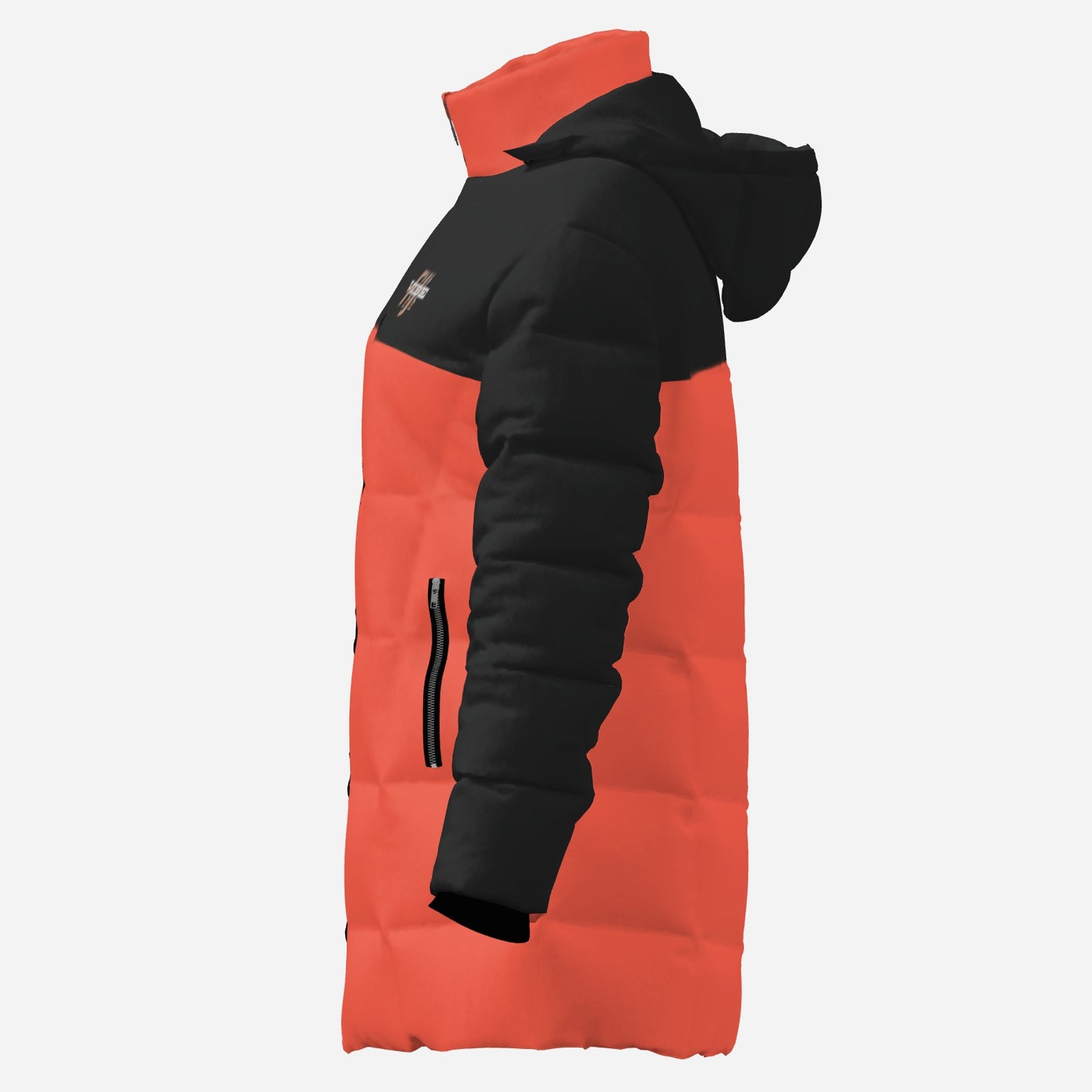 "FijiVibe" (Burnt Orange) Women's Zipper Thicken Jacket Coat