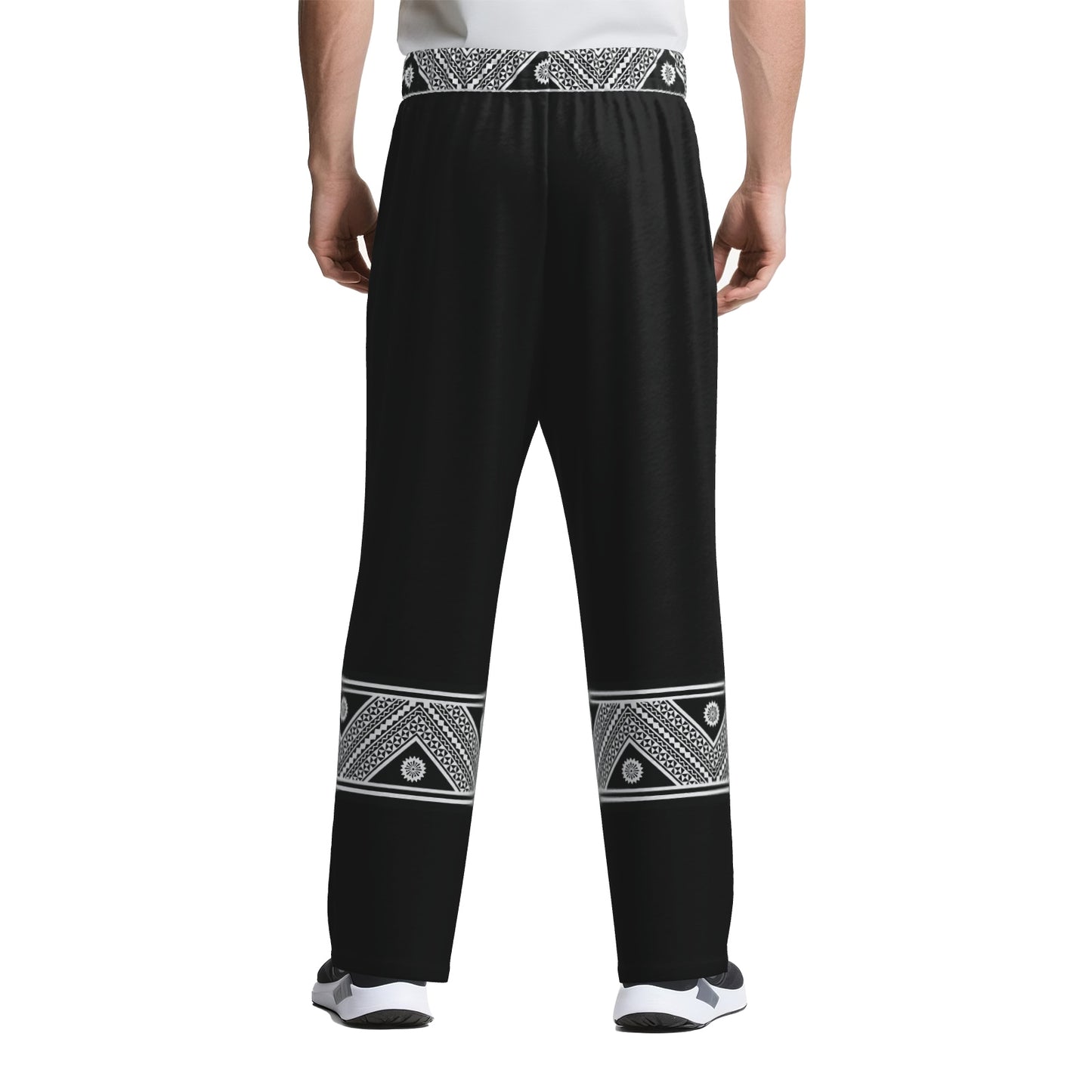 "FijiVibe" (Black) UPF50+ Men's Outdoor Lightweight Splash Pants