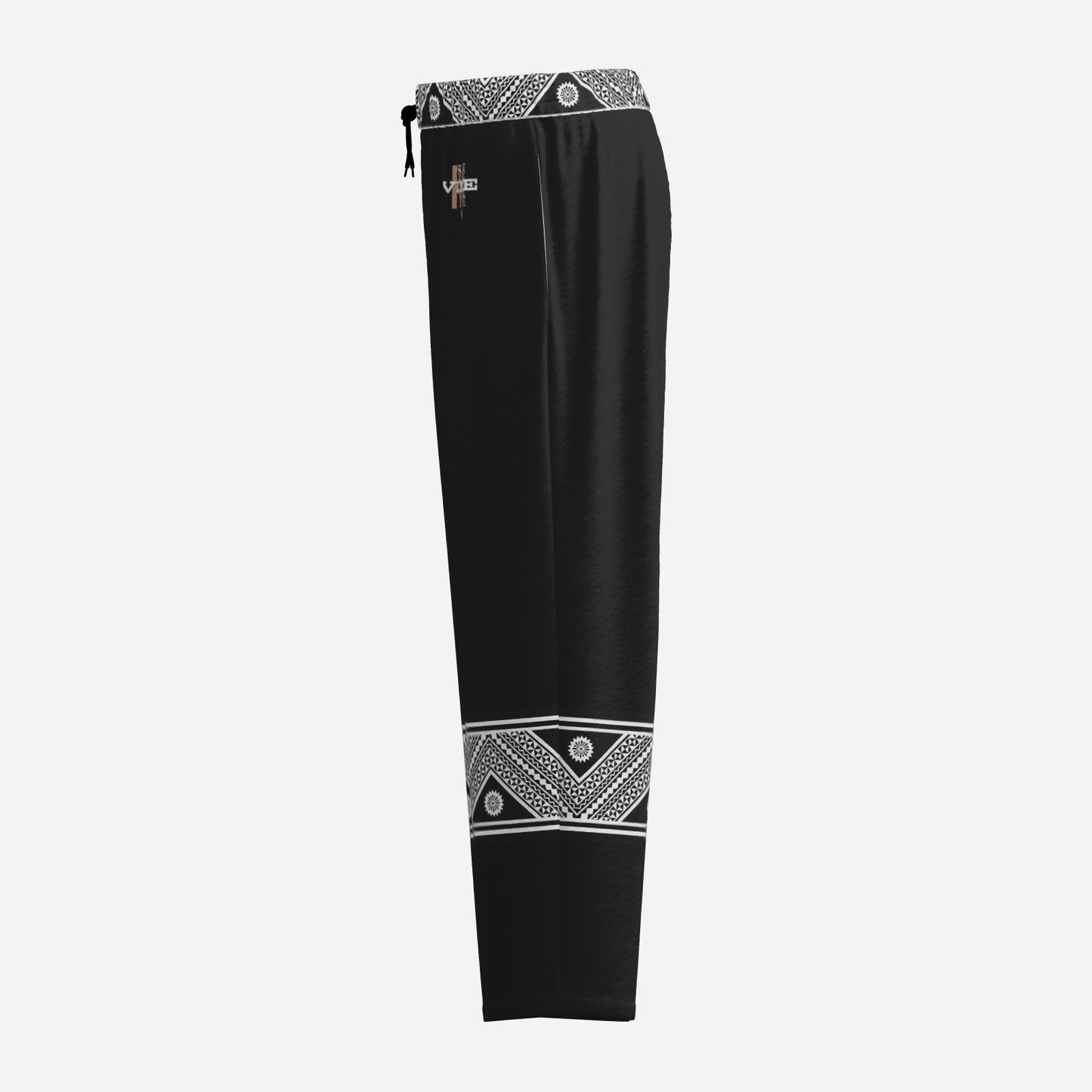 "FijiVibe" (Black) UPF50+ Men's Outdoor Lightweight Splash Pants