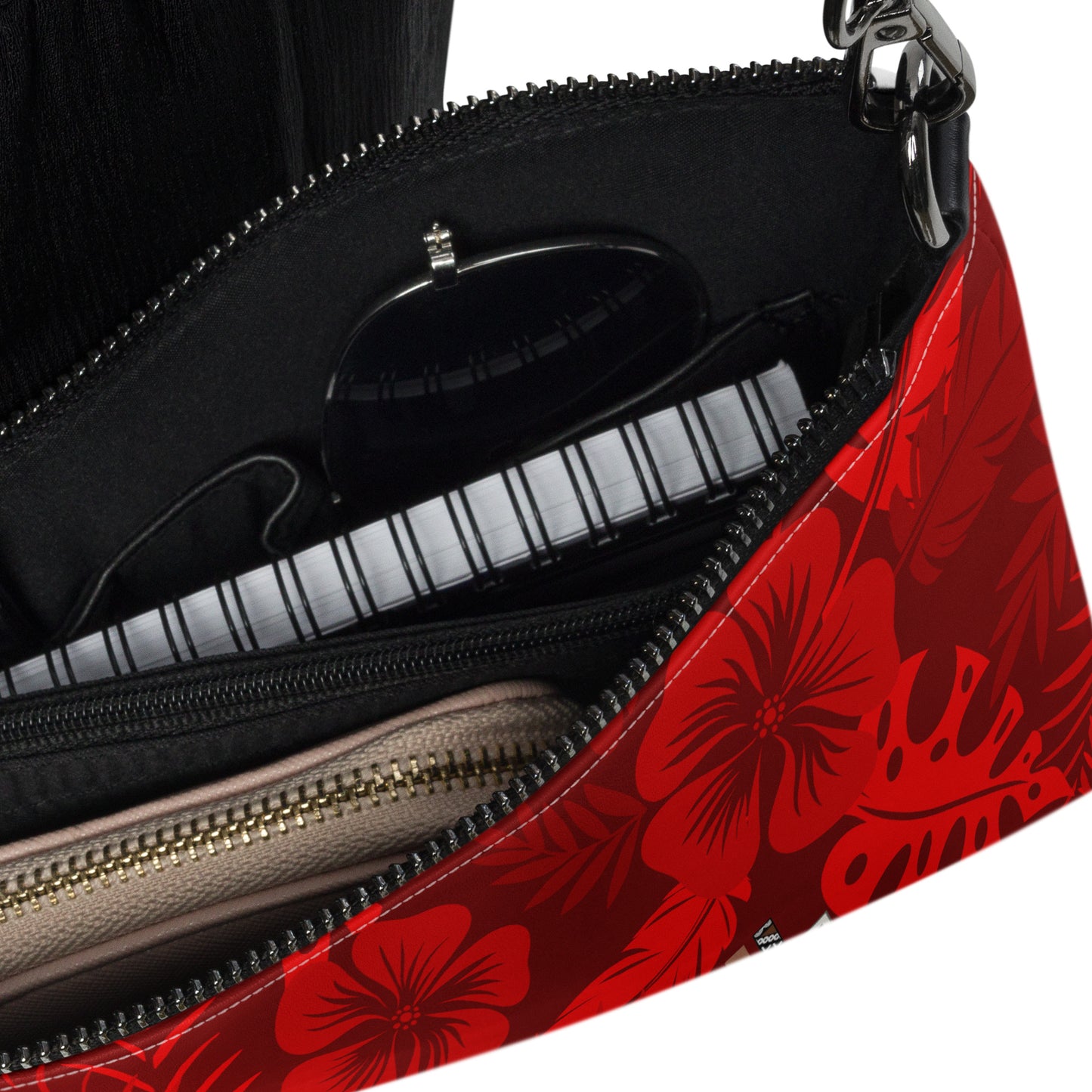 Crossbody bag "Red Floral"