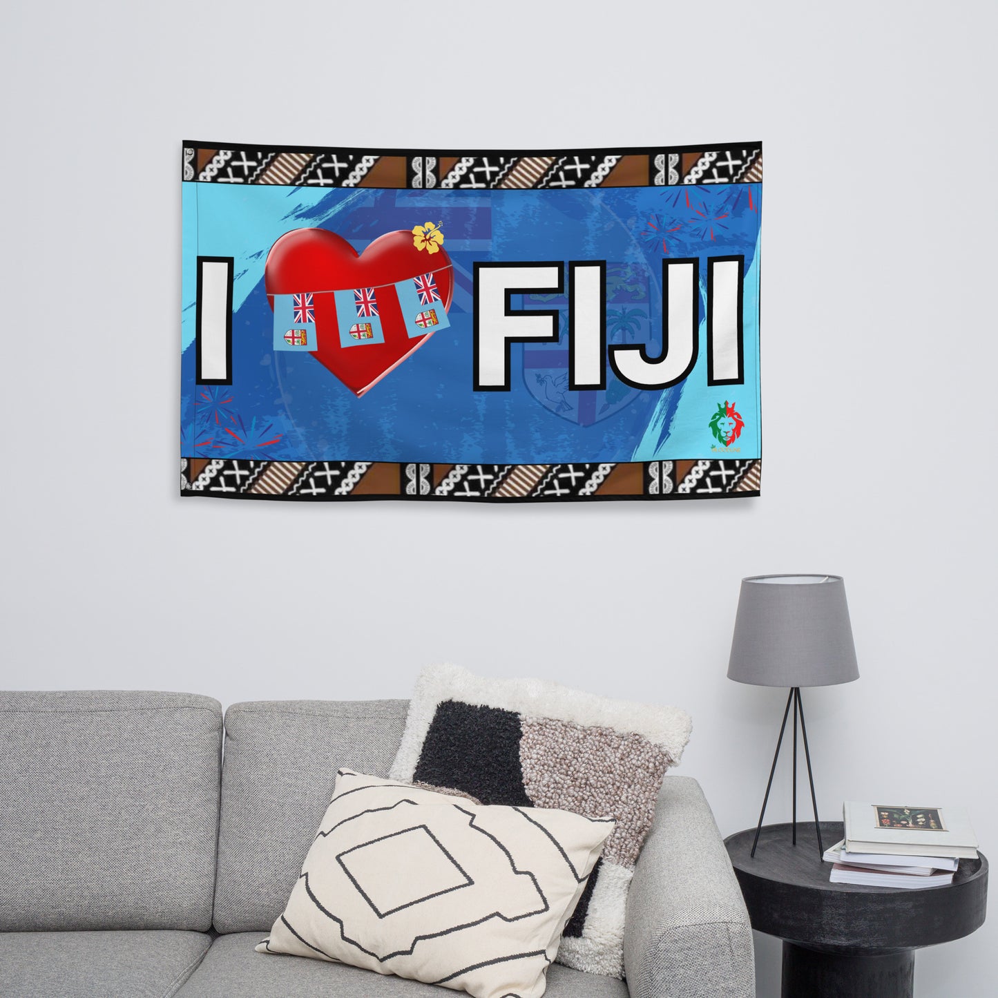 "I Love Fiji" Flag