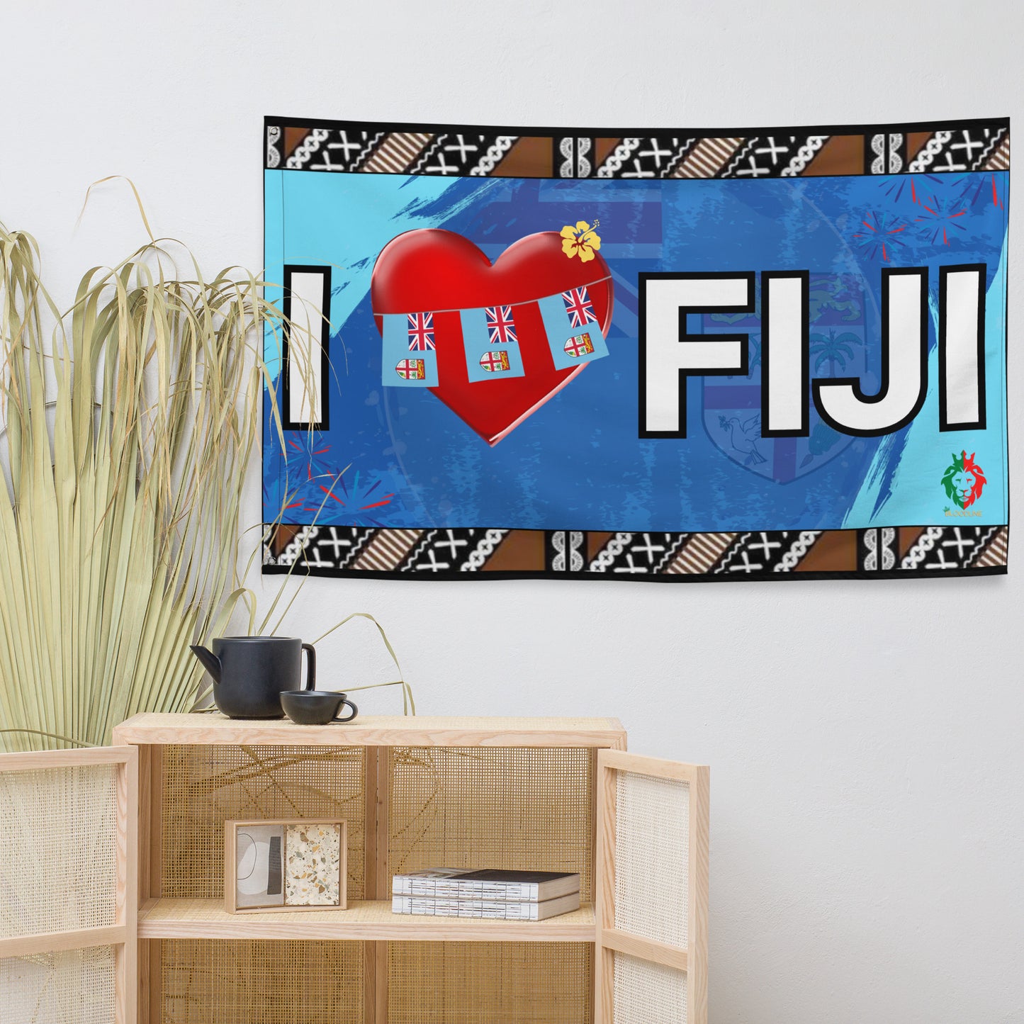 "I Love Fiji" Flag