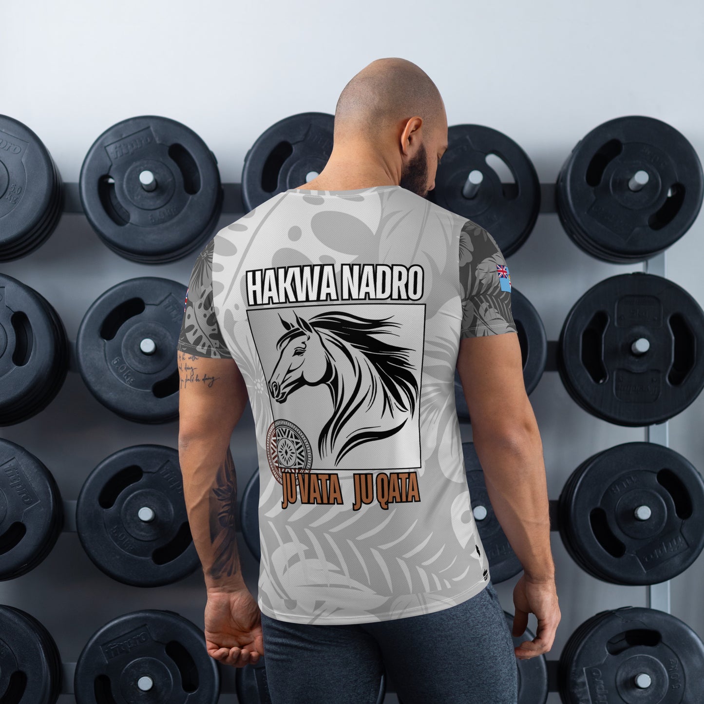 All-Over Print Men's Athletic T-shirt - Hakwa Nadro