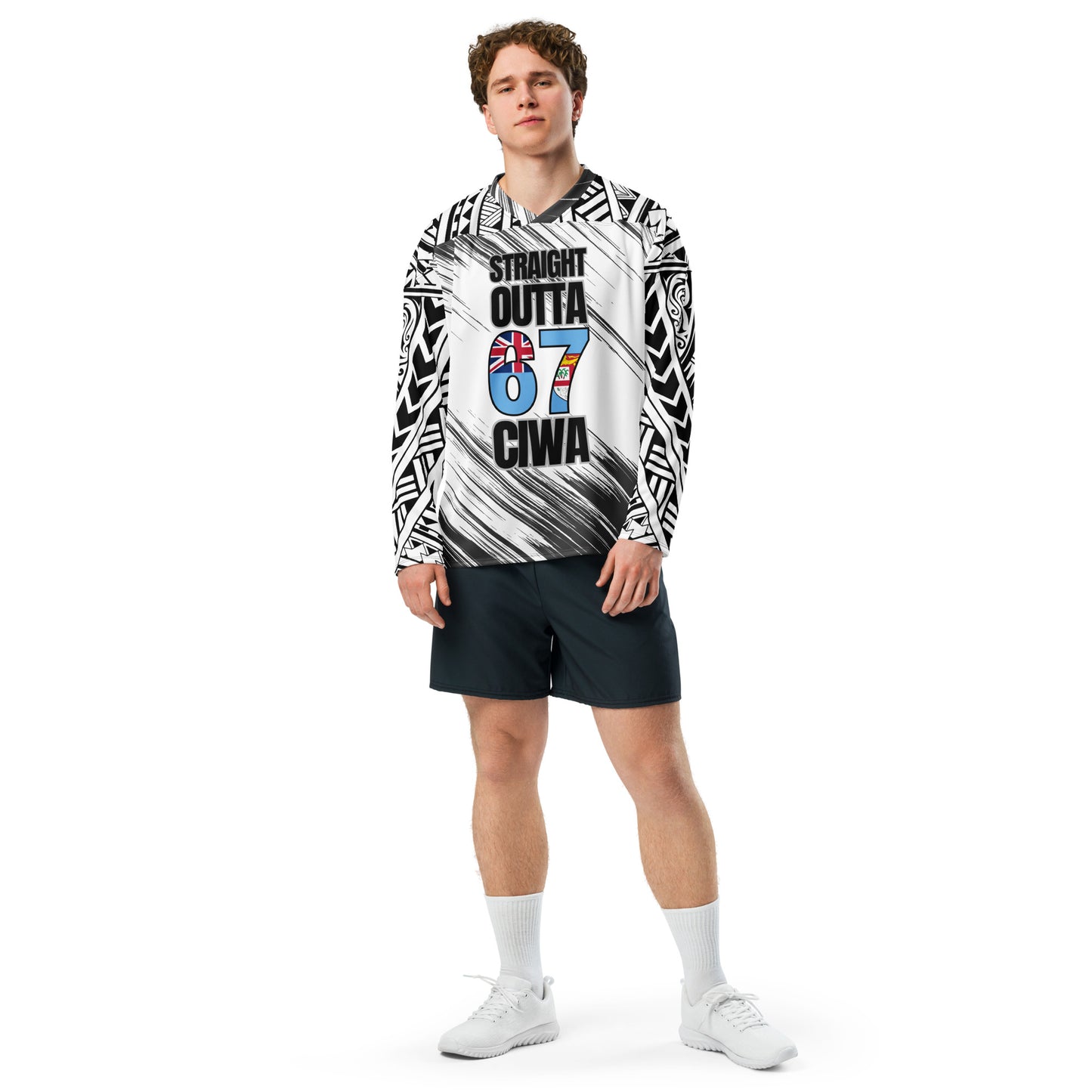 Recycled hockey fan jersey