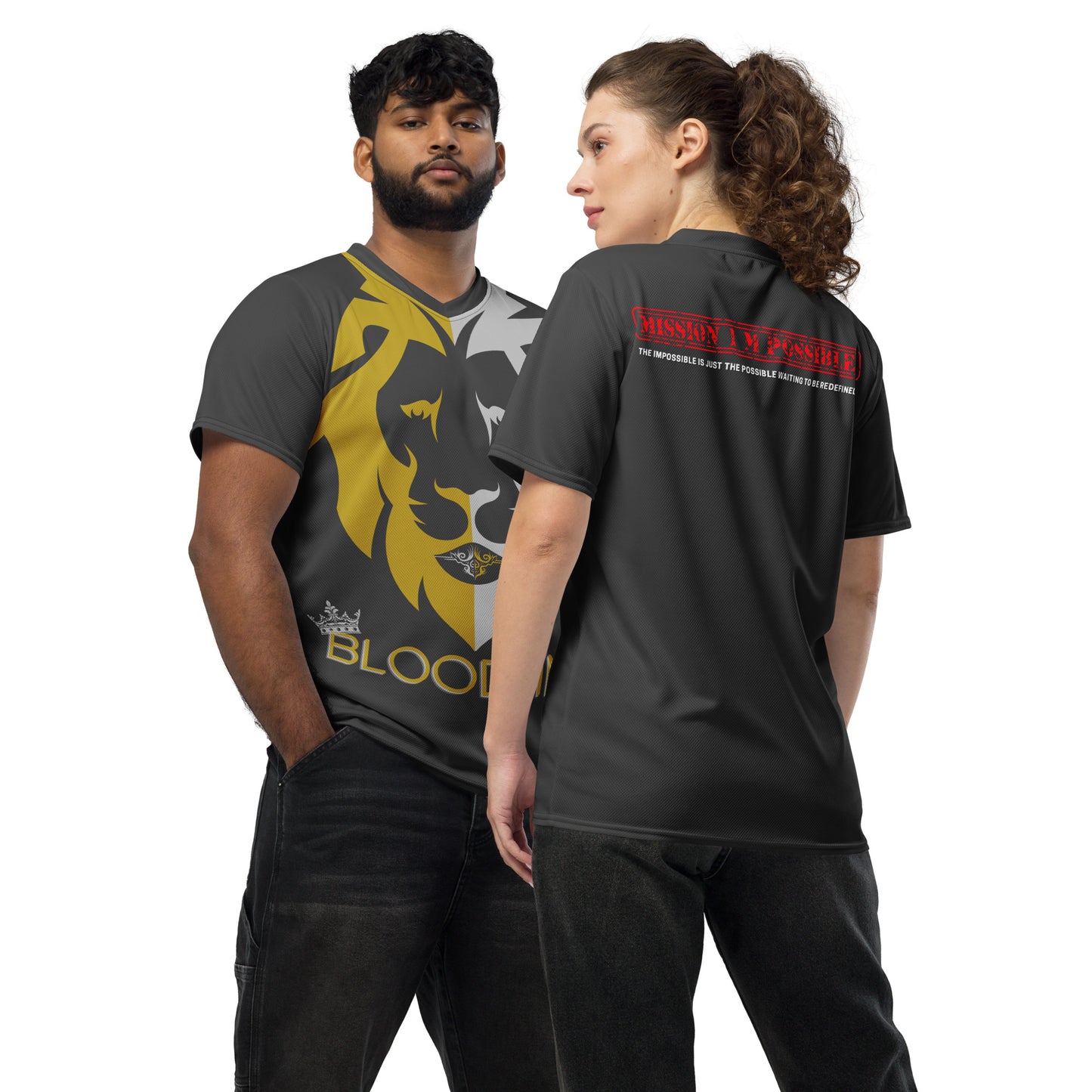 Recycled unisex sports jersey