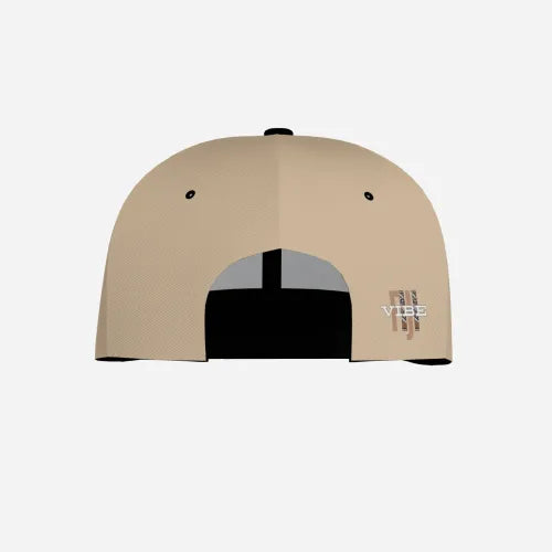 Unisex Flat Brim Baseball Cap - 6seven9 beige