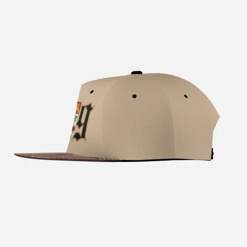 Unisex Flat Brim Baseball Cap - 6seven9 beige