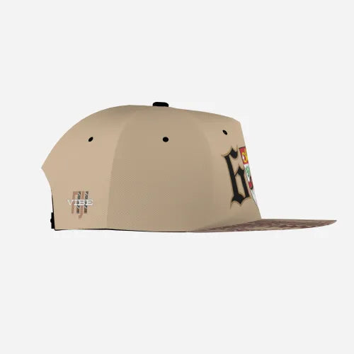 Unisex Flat Brim Baseball Cap - 6seven9 beige