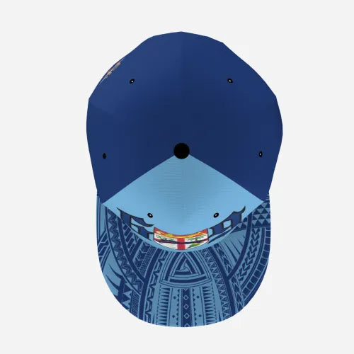 Unisex Flat Brim Baseball Cap - 6seven9 Royal Blue