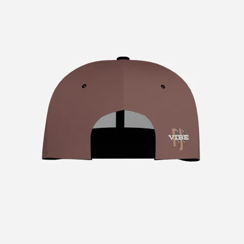 Unisex Flat Brim Baseball Cap - 6seven9 Dark Brown