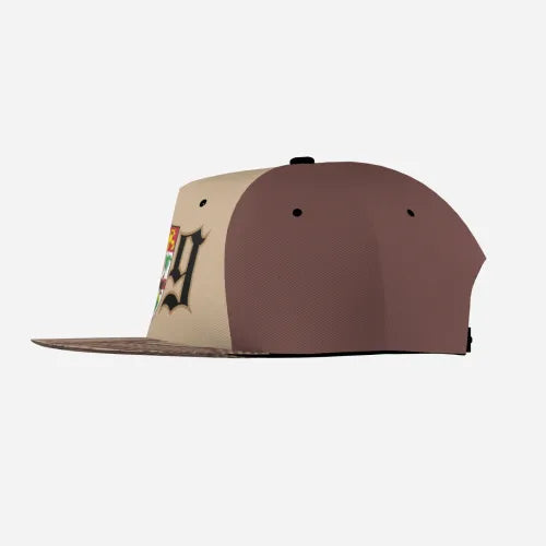 Unisex Flat Brim Baseball Cap - 6seven9 Dark Brown