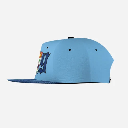 Unisex Flat Brim Baseball Cap - 6seven9 Sky Blue