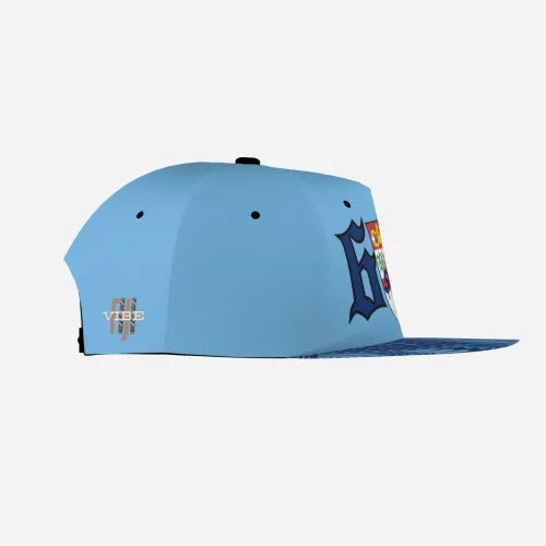 Unisex Flat Brim Baseball Cap - 6seven9 Sky Blue