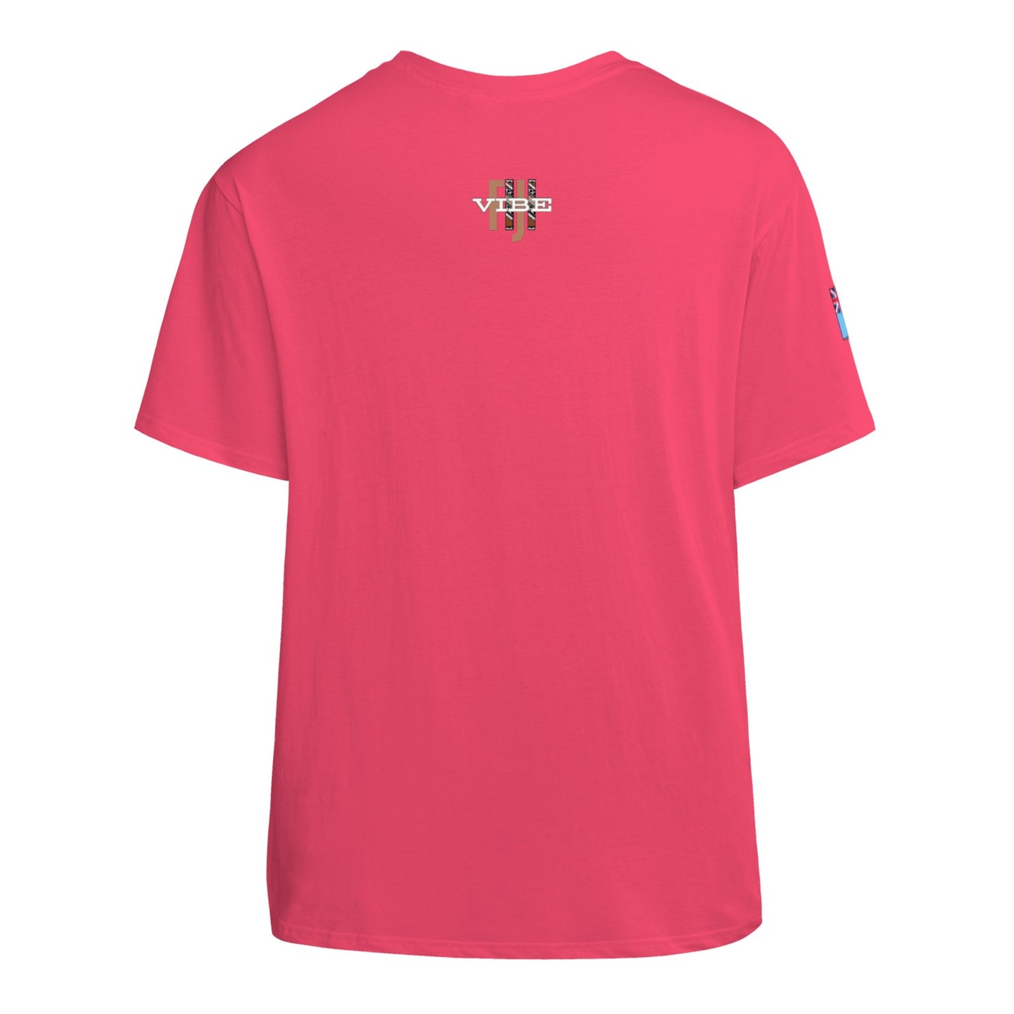 Simple Print Unisex Cotton T-Shirt With Short Sleeve - FijiVibe "Fiji, Always on Island time"