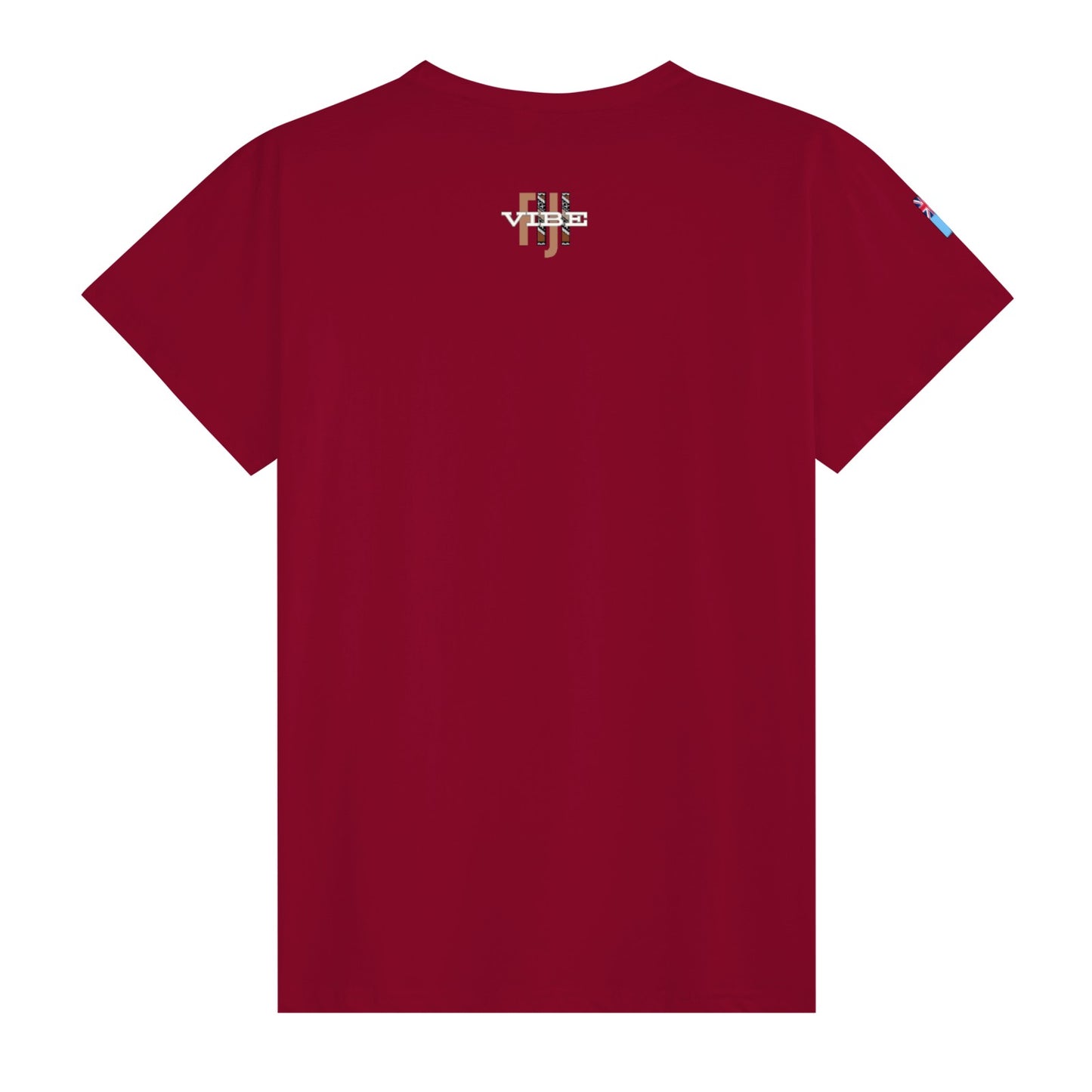 Simple Print Unisex Cotton T-Shirt With Short Sleeve - FijiVibe "Fiji, Always on Island time"
