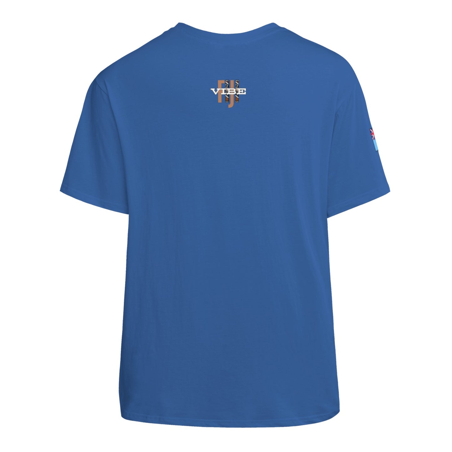 Simple Print Unisex Cotton T-Shirt With Short Sleeve - FijiVibe "Fiji, Always on Island time"