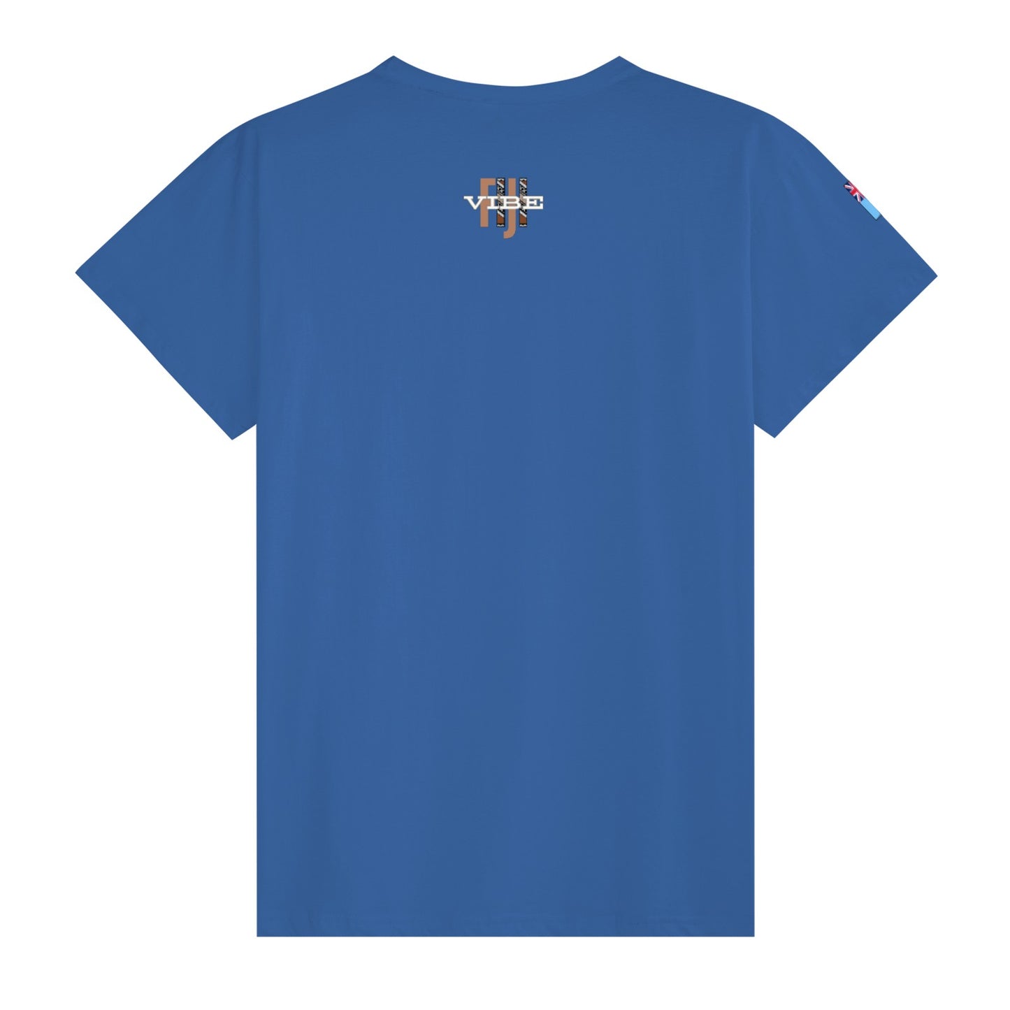 Simple Print Unisex Cotton T-Shirt With Short Sleeve - FijiVibe "Fiji, Always on Island time"