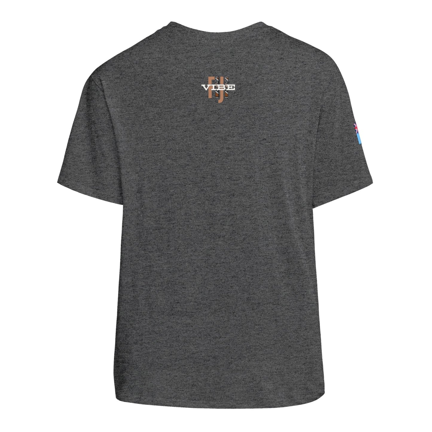 Simple Print Unisex Cotton T-Shirt With Short Sleeve - FijiVibe "Fiji, Always on Island time"