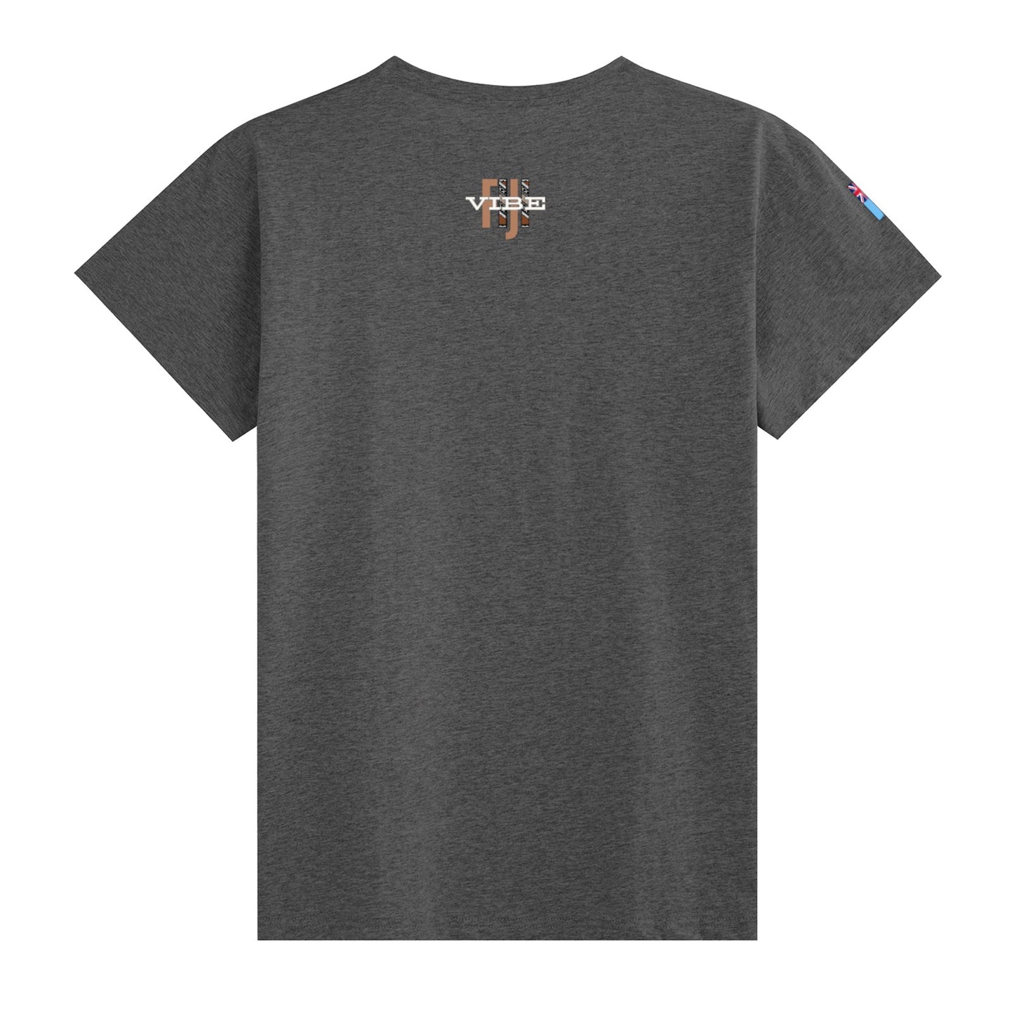 Simple Print Unisex Cotton T-Shirt With Short Sleeve - FijiVibe "Fiji, Always on Island time"