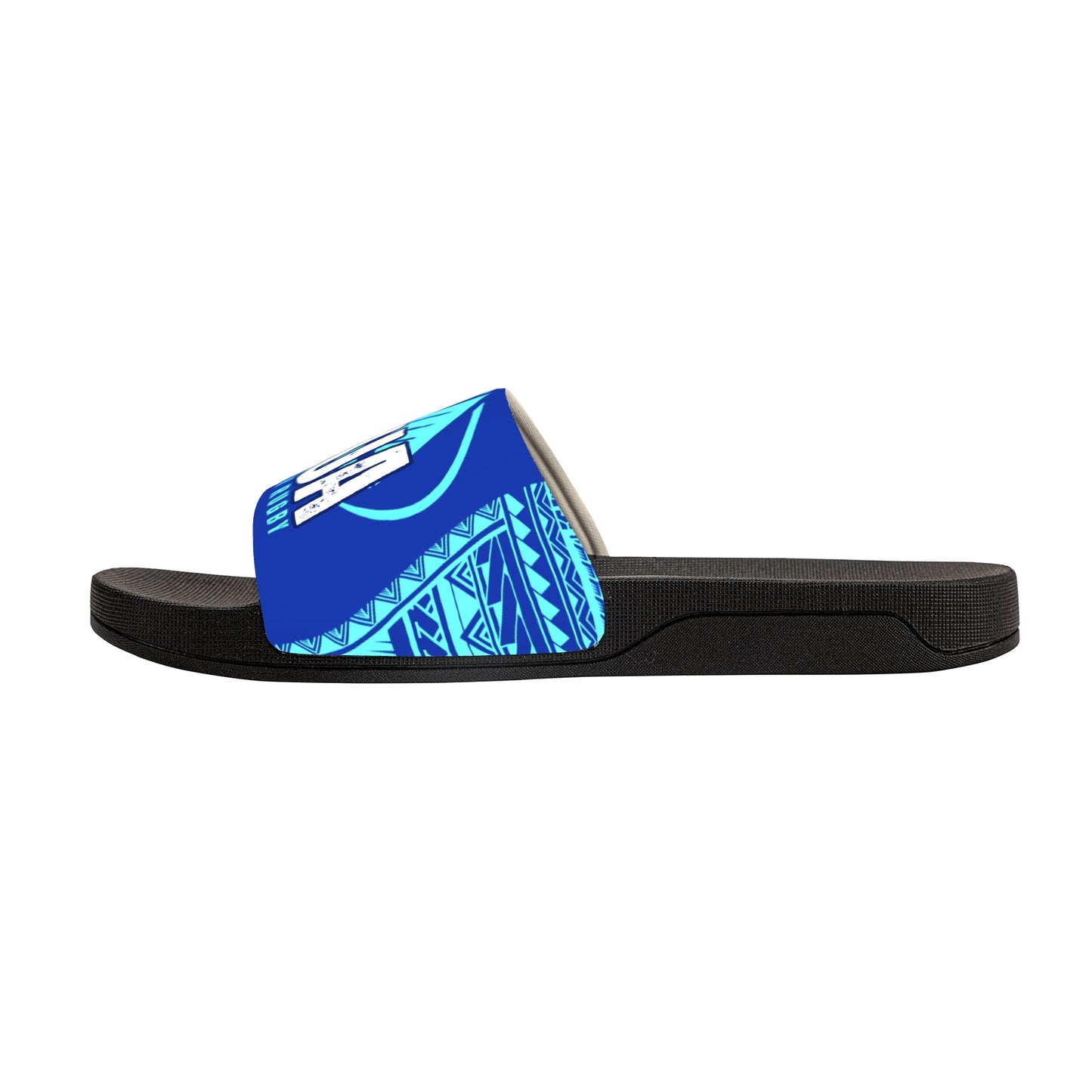 Kids Shower Slippers Beach Bathroom Sandals - FijiVibe "Fijian Drua - Made for Rugby"