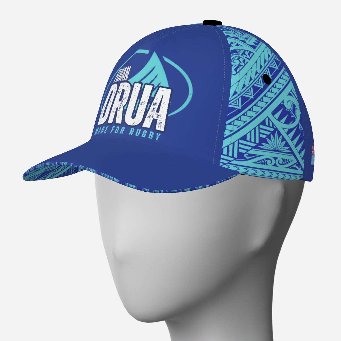 All-Over Print Unisex Peaked Cap - FijiVibe "Made for Rugby"