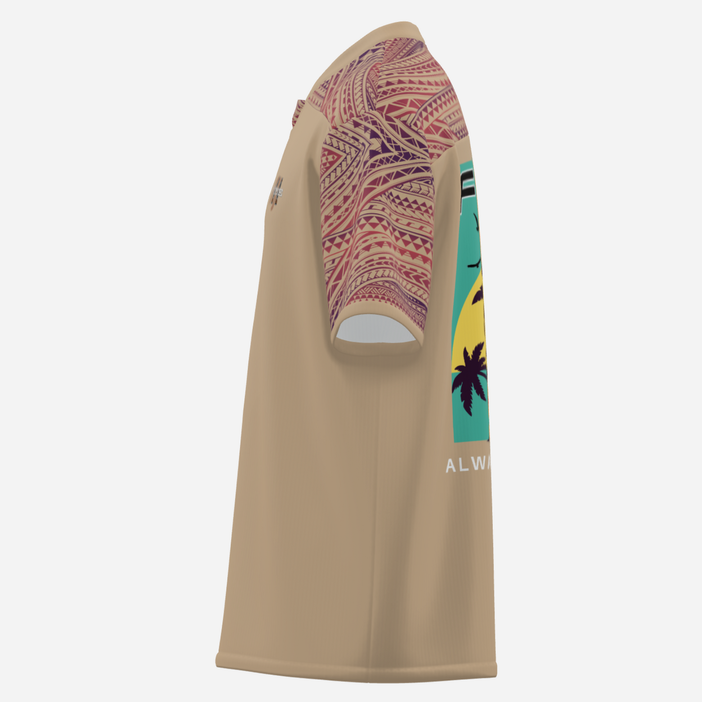 All-Over Print Men's Athletic T-Shirt Hockey Jersey - FijiVibe "Always on Fiji Time"