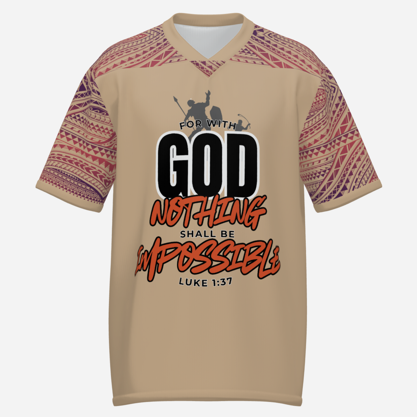 All-Over Print Men's Athletic T-Shirt Hockey Jersey - "Giant Slayer"