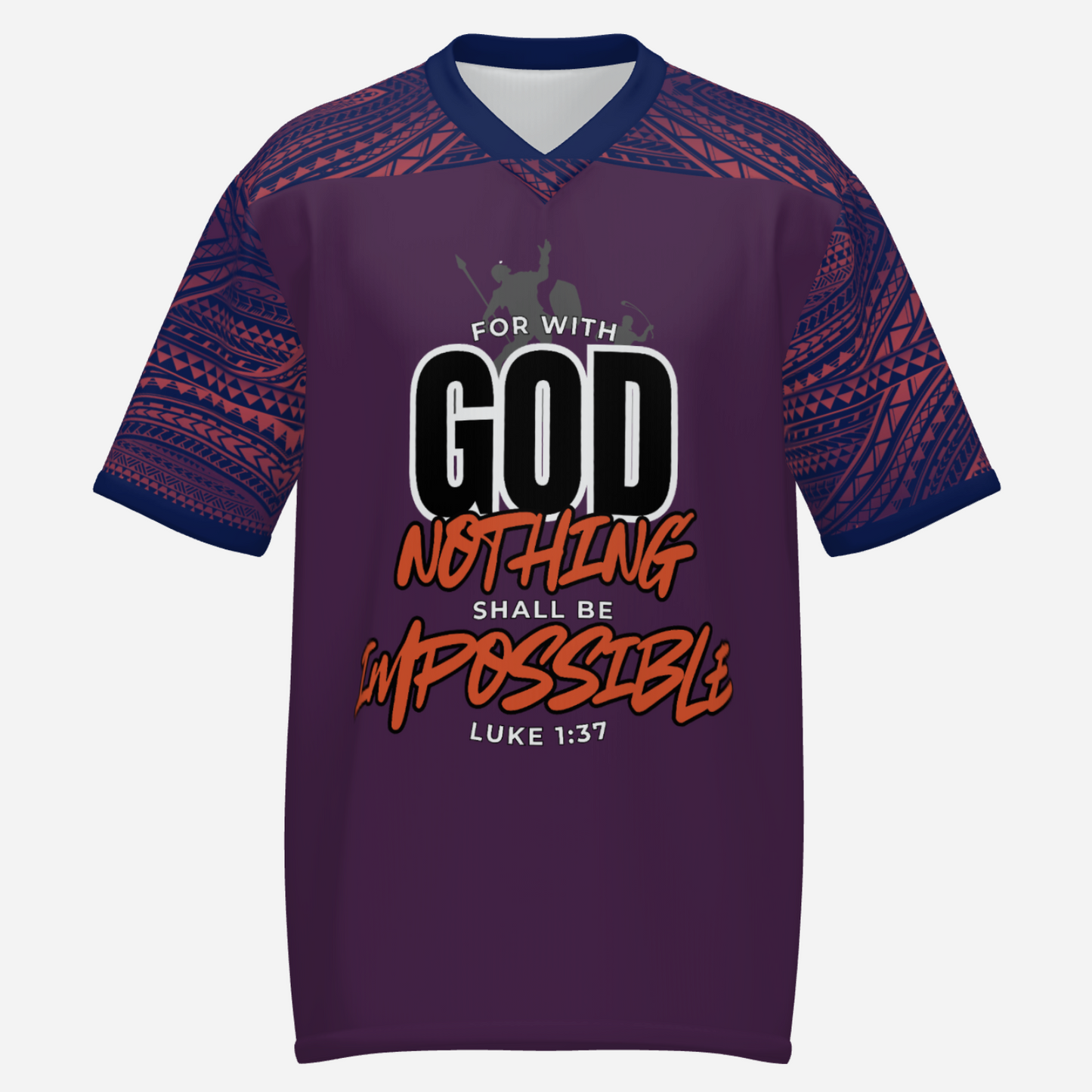 All-Over Print Men's Athletic T-Shirt Hockey Jersey - "Giant Slayer"