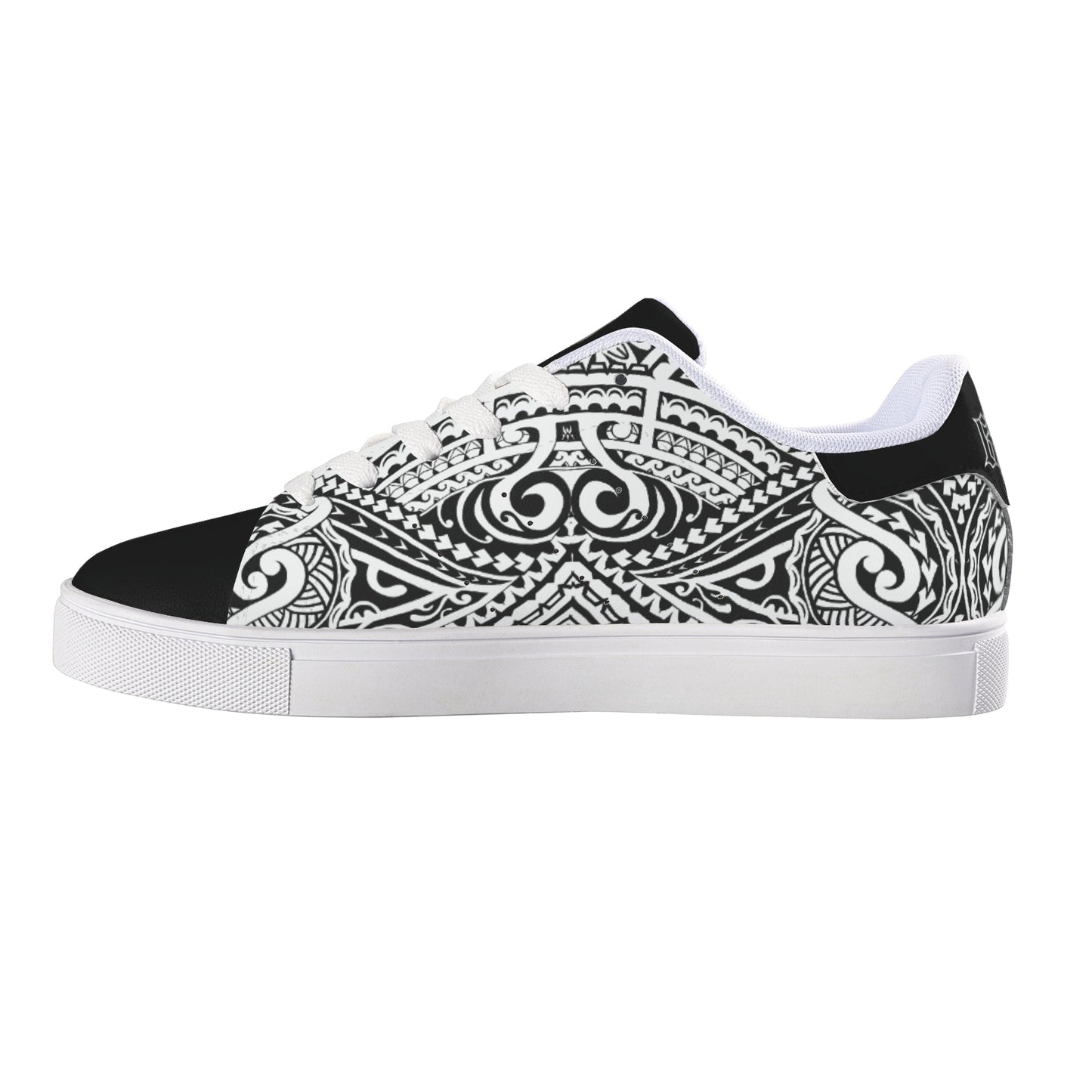 FijiVibe "6seven9" Black Tribal Unisex Sneaker Shoes