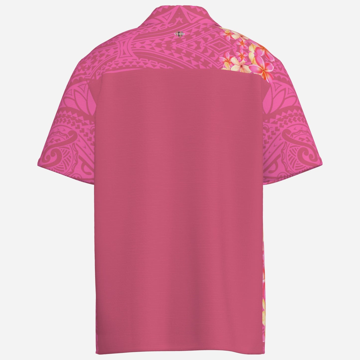 FijiVibe Pink Tribal Men's Shirt Lapel Oversized