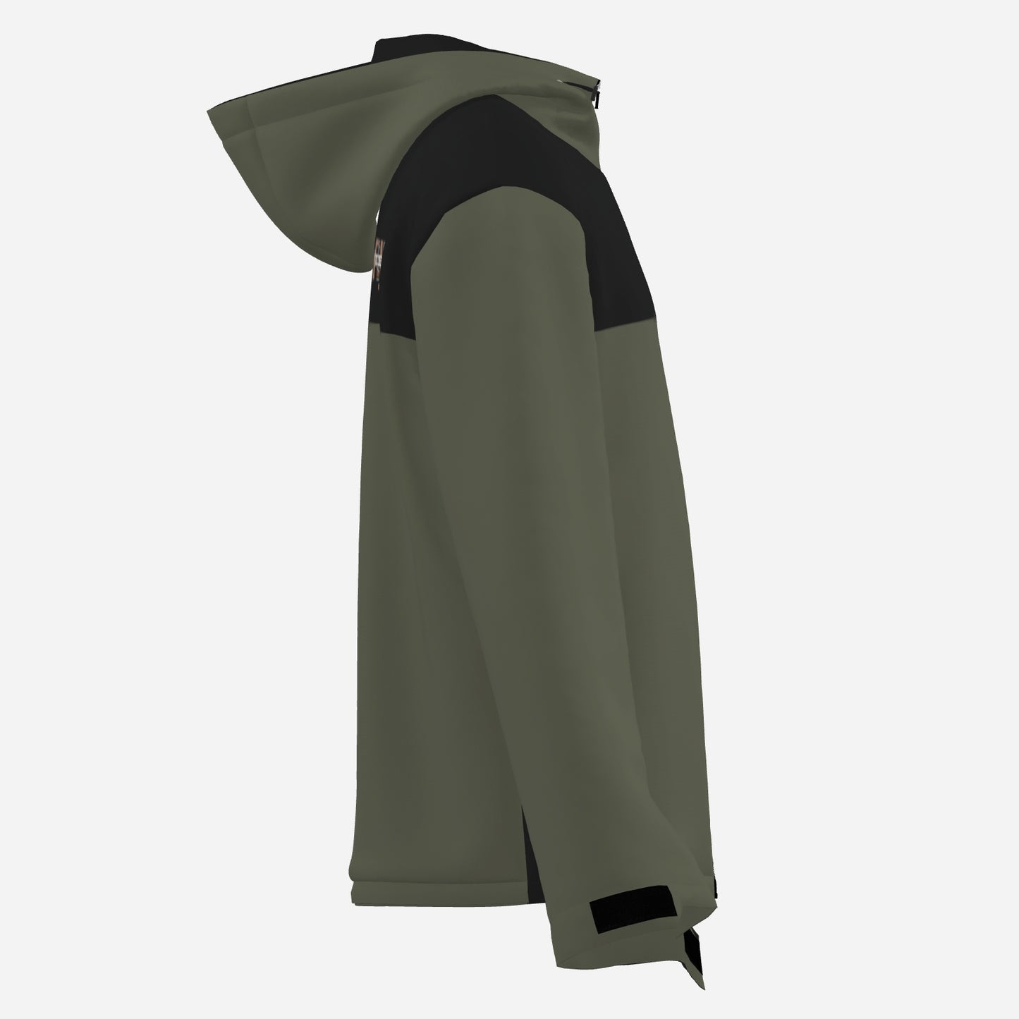 "FijiVibe" (Olive Green) Men's Double Layer Windproof Zipper Jacket