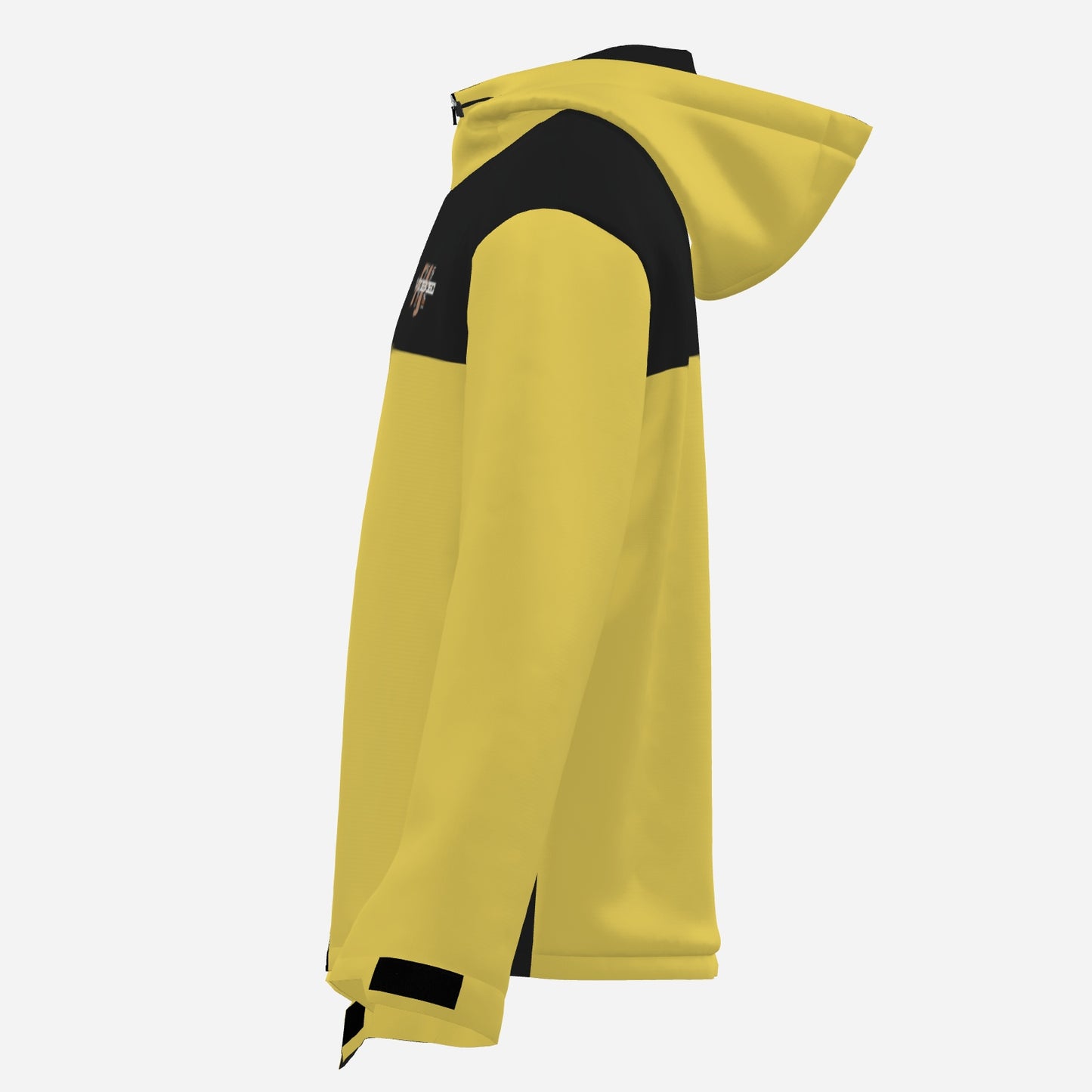 "FijiVibe" (Yellow) Men's Double Layer Windproof Zipper Jacket