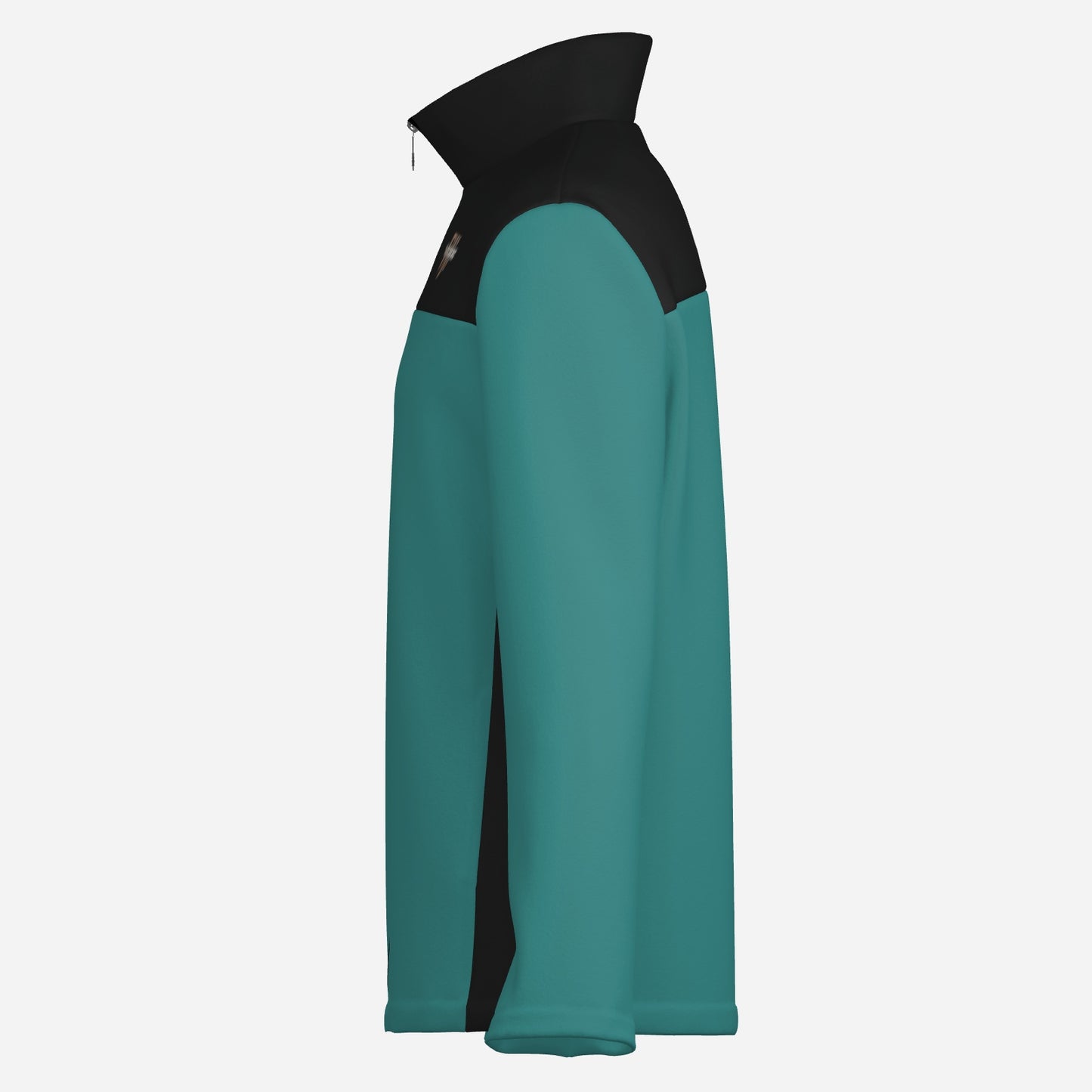 "FijiVibe" (Teale) Men's Lightweight Fleece Jacket Soft Warm Outwear with Zipper Pockets