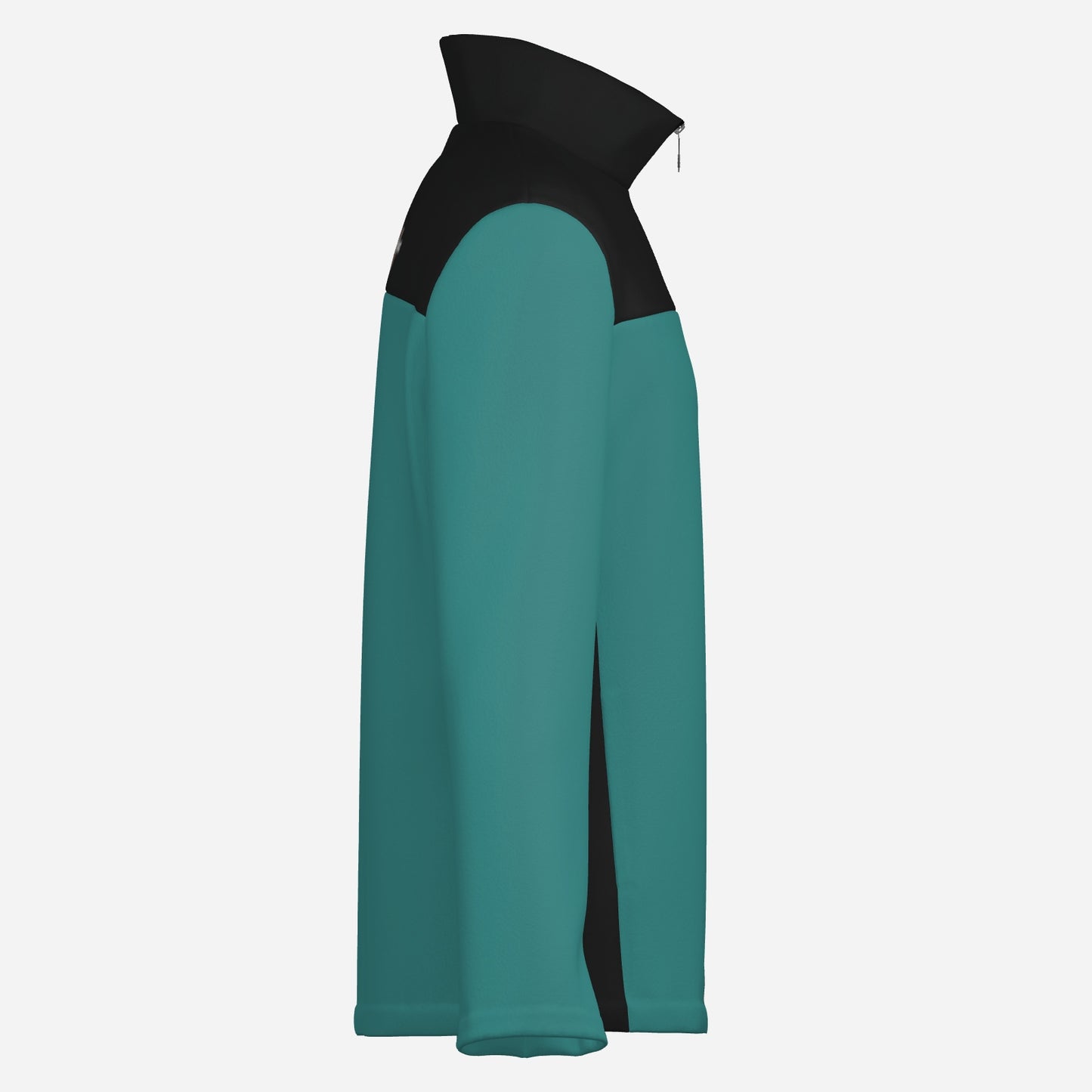 "FijiVibe" (Teale) Men's Lightweight Fleece Jacket Soft Warm Outwear with Zipper Pockets