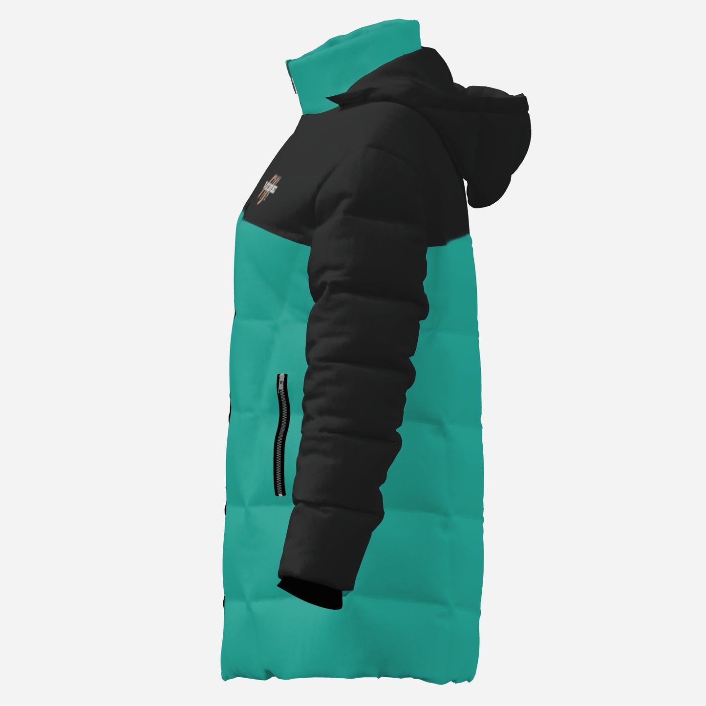 "FijiVibe" (Teale) Women's Zipper Thicken Jacket Coat