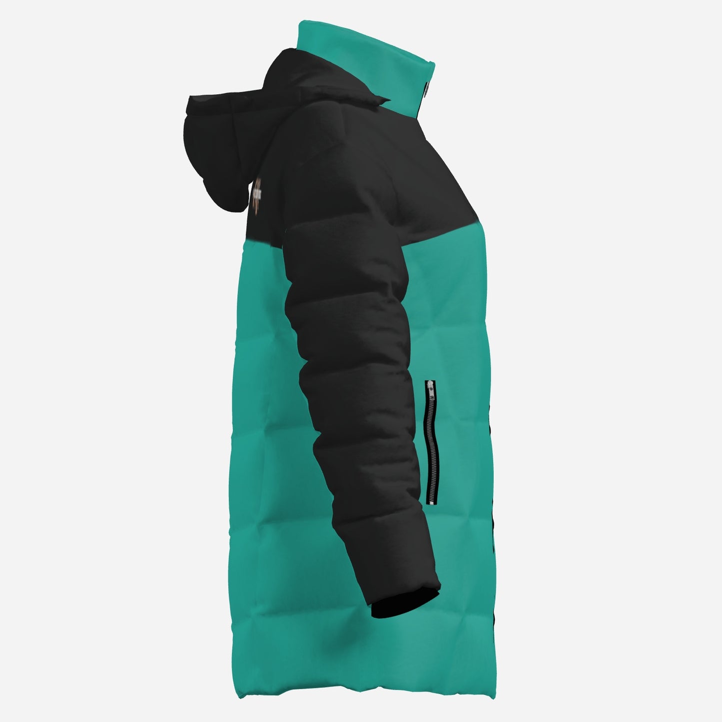 "FijiVibe" (Teale) Women's Zipper Thicken Jacket Coat
