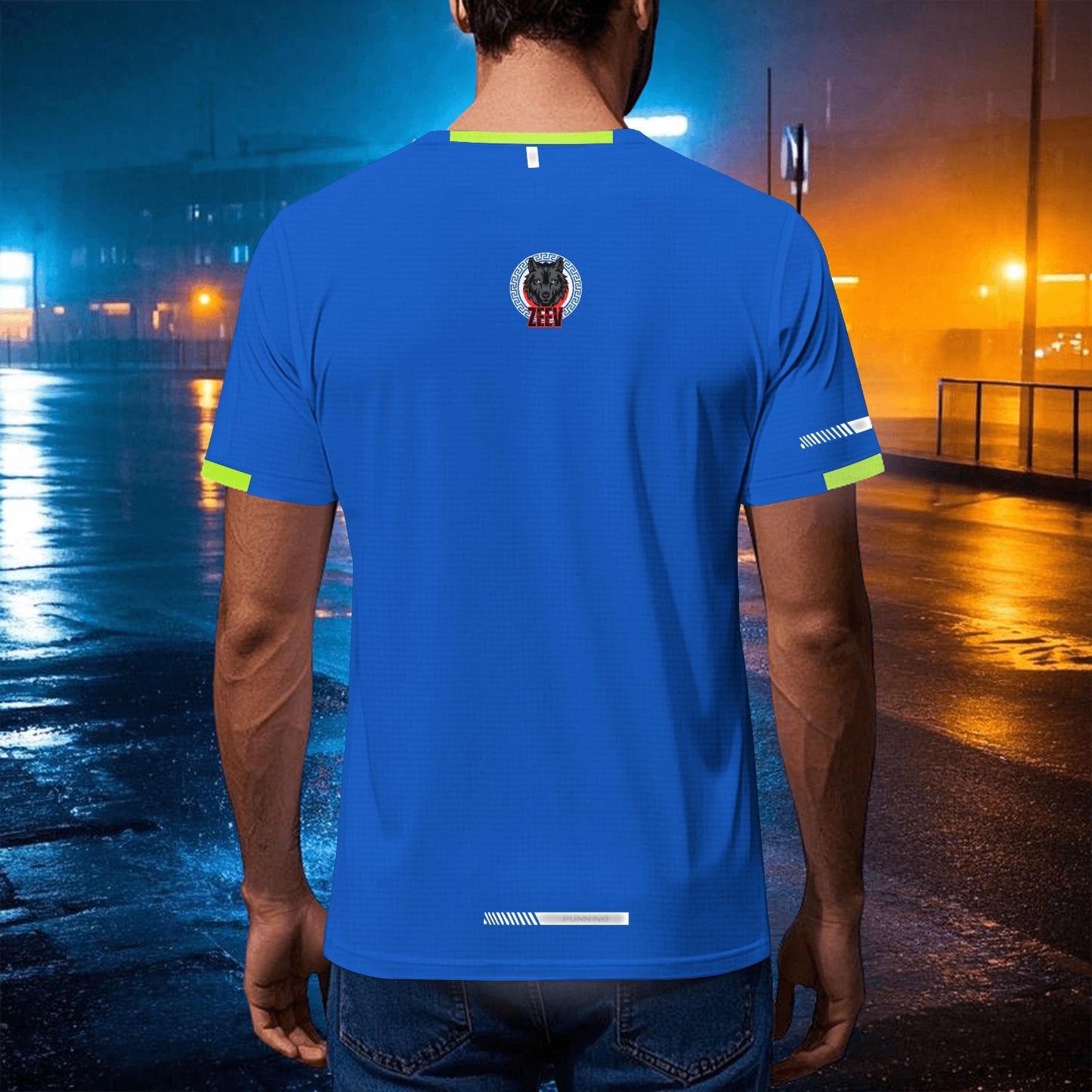 "Never Out Of The Fight" Men's Workout Moisture Wicking T-Shirts