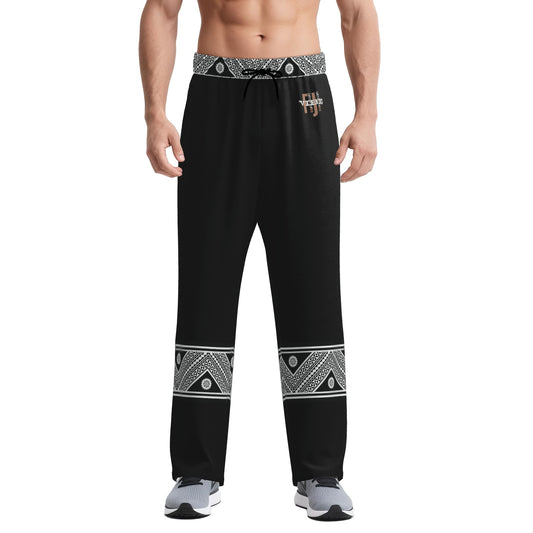 "FijiVibe" (Black) UPF50+ Men's Outdoor Lightweight Splash Pants
