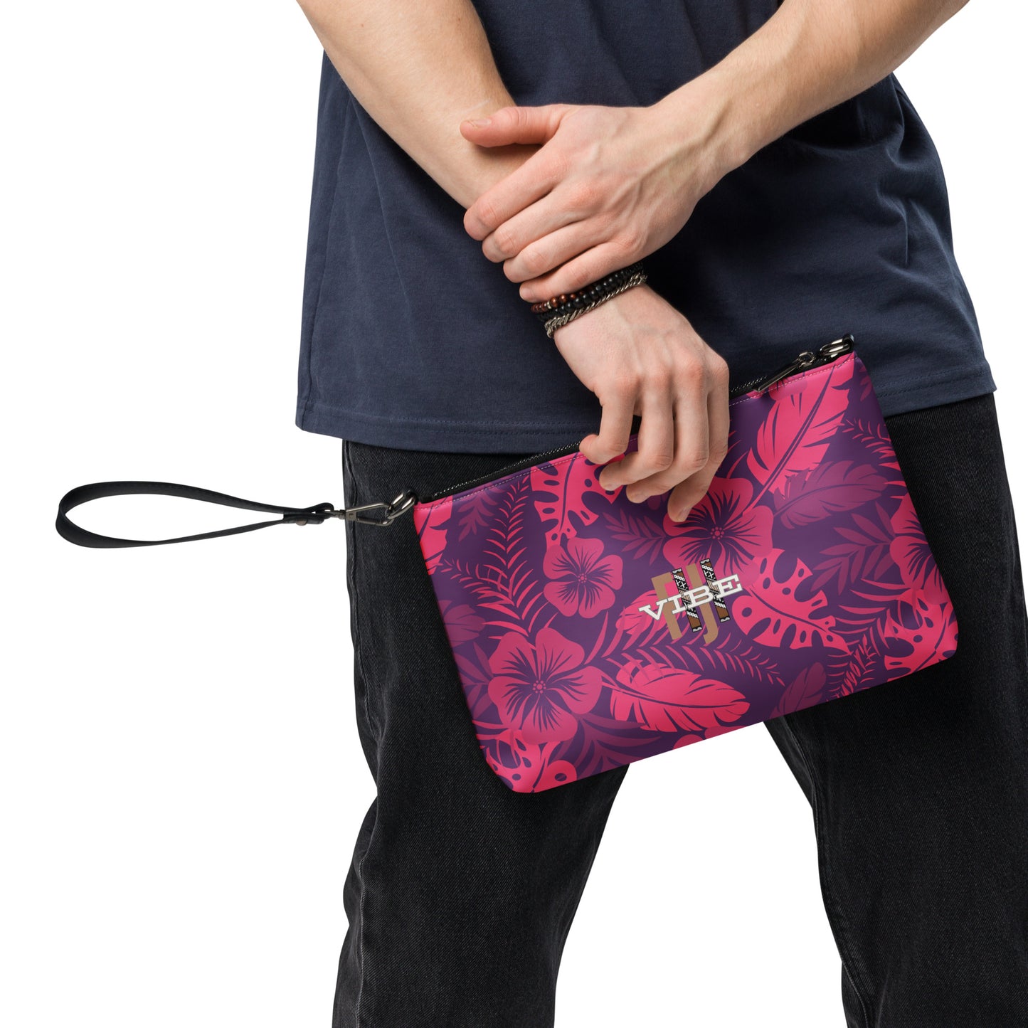 Crossbody bag - "Pink Floral"