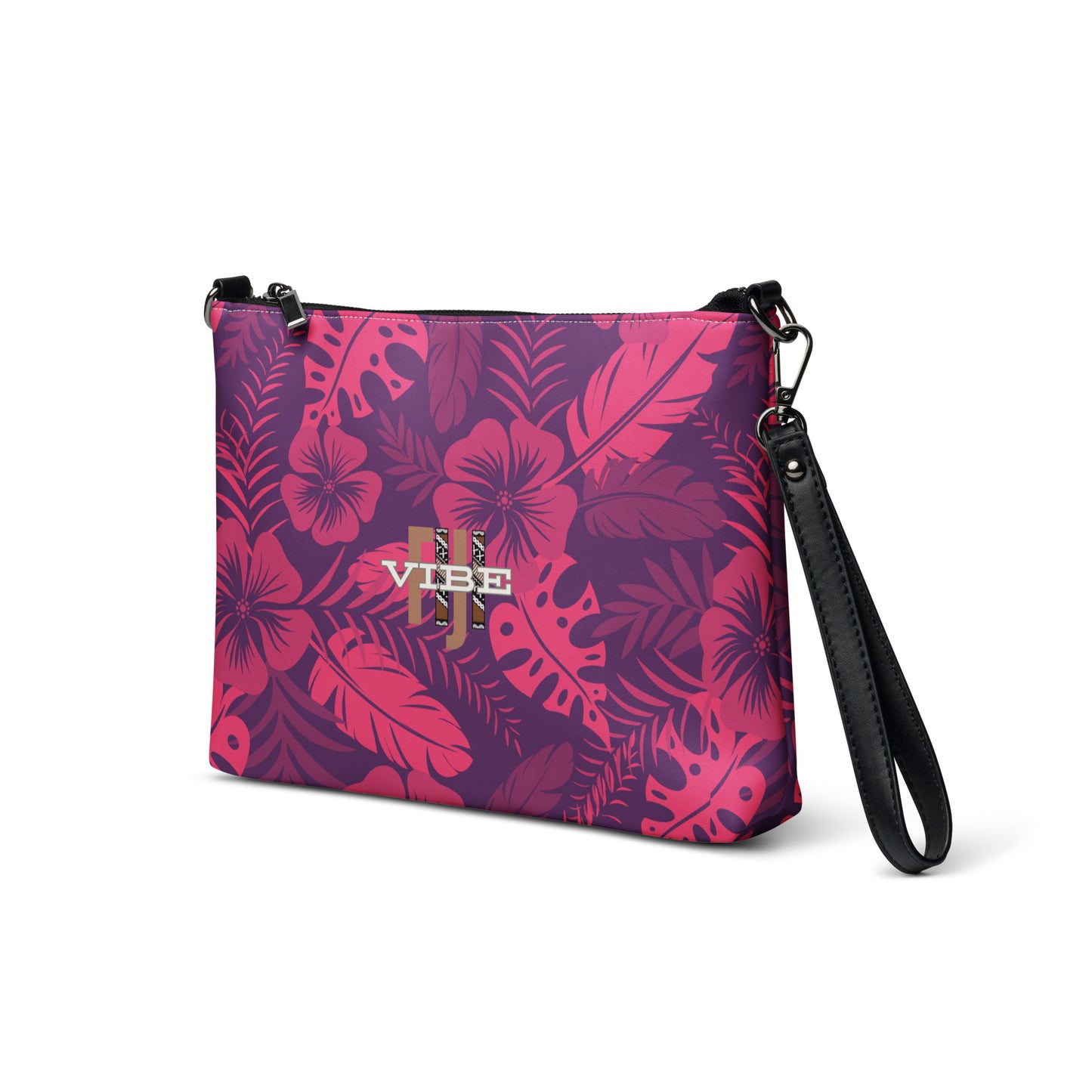 Crossbody bag - "Pink Floral"