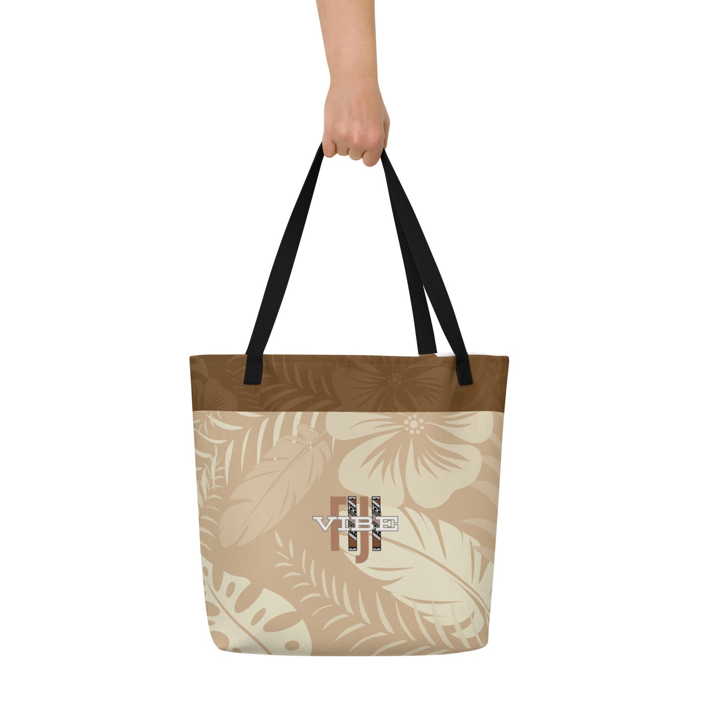 All-Over "The Desert" Print Large Tote Bag