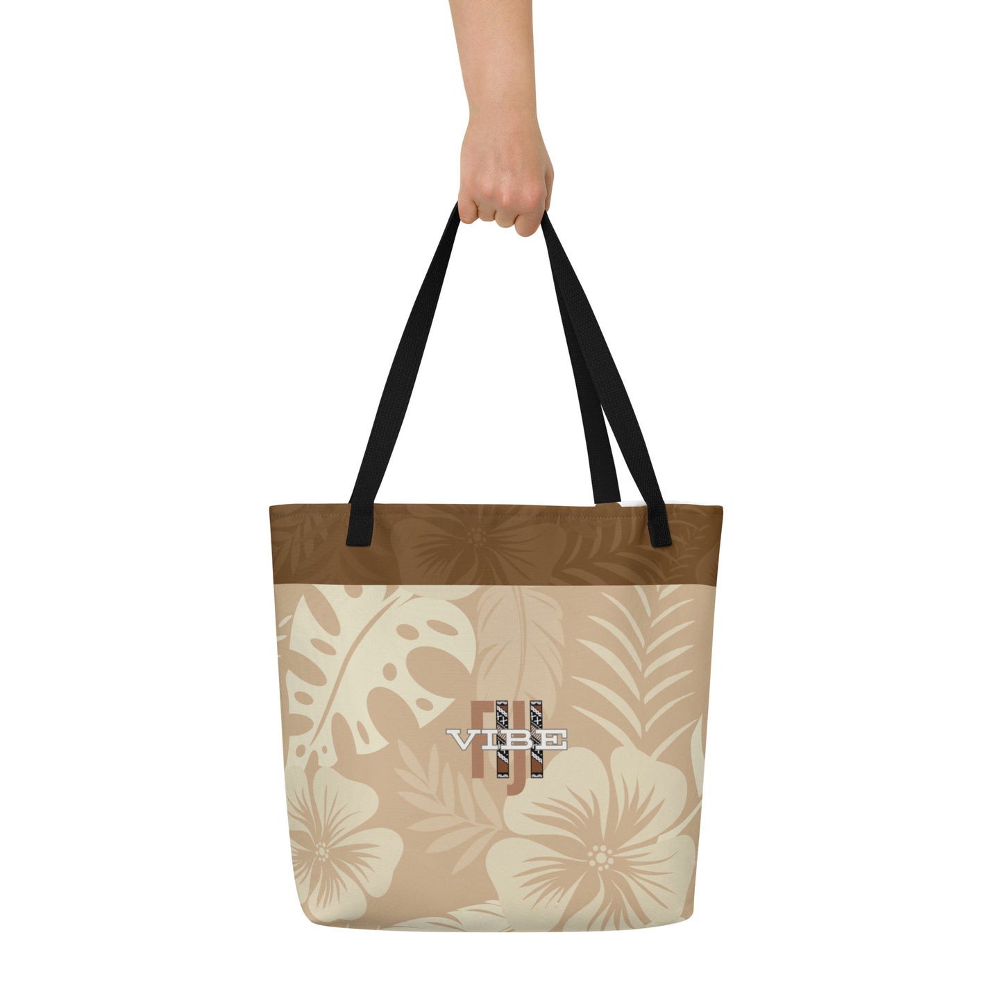 All-Over "The Desert" Print Large Tote Bag