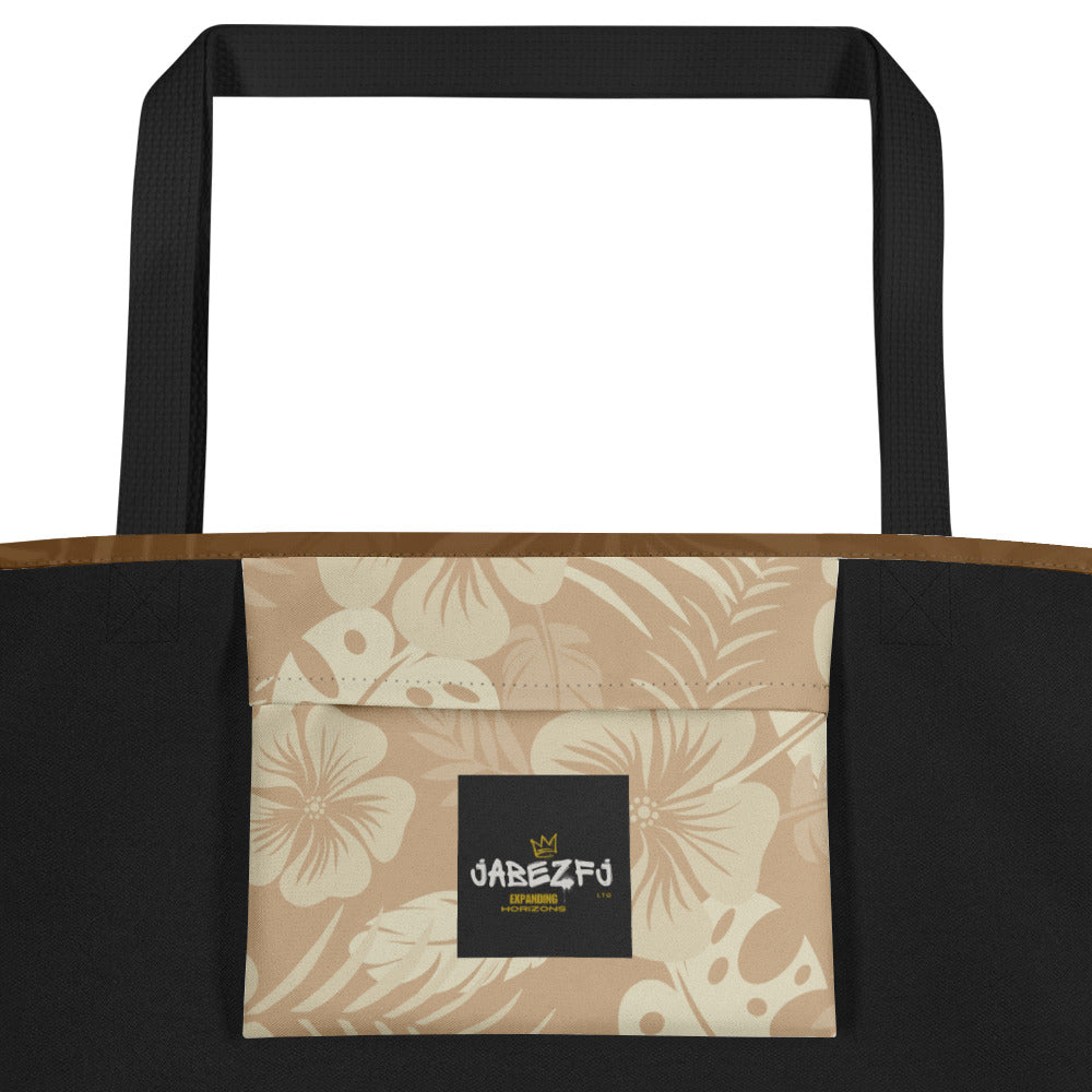 All-Over "The Desert" Print Large Tote Bag